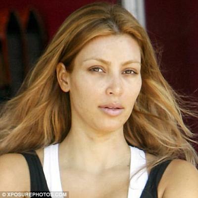 kim kardashian no makeup 2010. Kim Kardashian