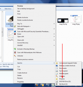 Win 7 Send to