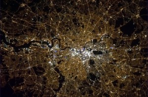 London from ISS