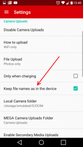 Mega Photo Name Option