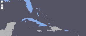 West Indies Travel Map
